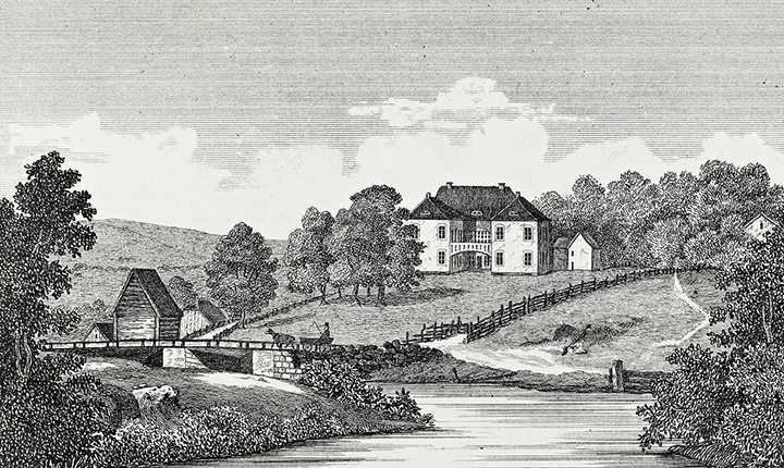 Tegning av Eidsvollsbygningen