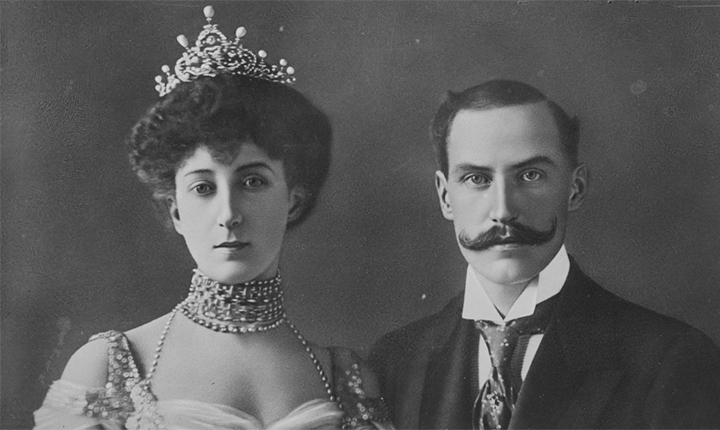 Bilde av dronning Maus og kong Haakon VII