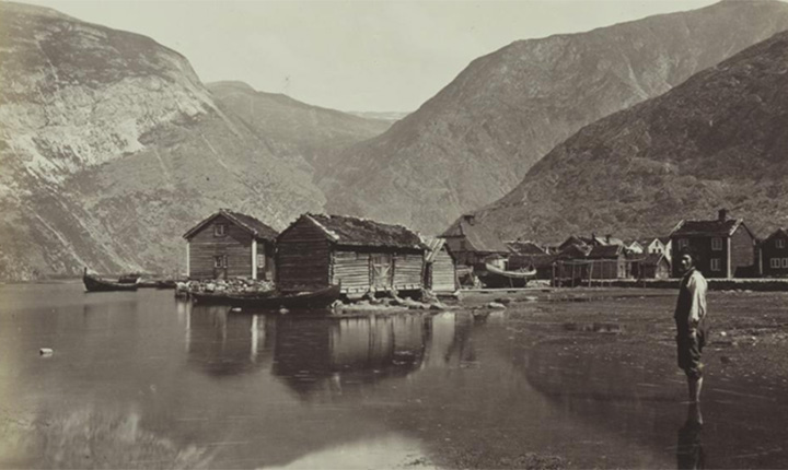 Bilde fra Lærdalsören 1866