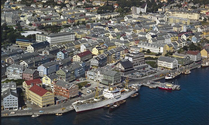 Flyfoto fra Kristiansund