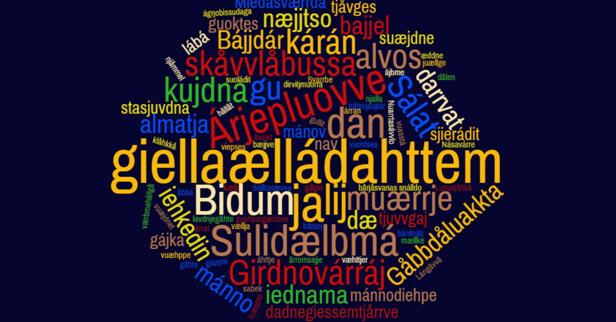 Urfolksspråkåret 2019. Om samiske språk og samisk kultur
