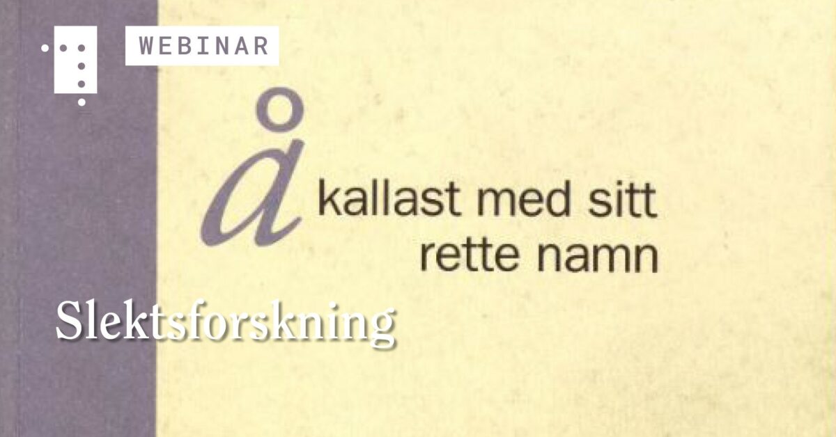 Slektsforsking