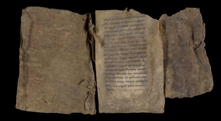 Fotografi av Hagenesmanuskriptet fra 1200-tallet