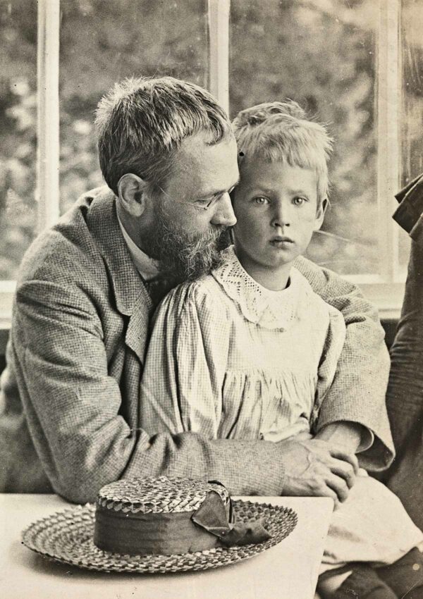 Erik og Dagfin Werenskiold, ca. 1900