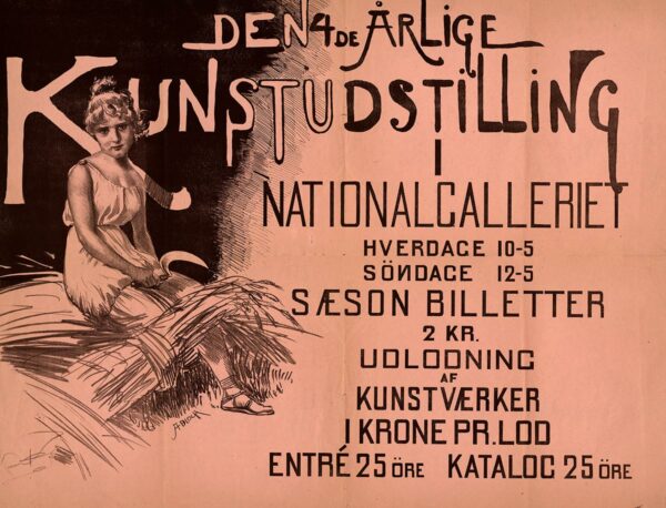 Kunstplakat av Andreas Bloch (1860–1917)