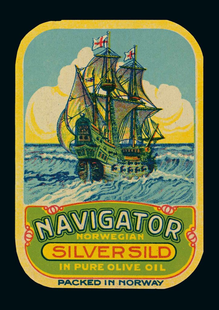Norsk sardinetikett, Navigator, 1919