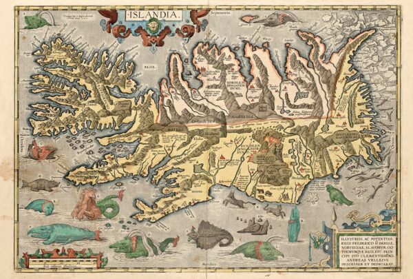 Kart over Island, 1585