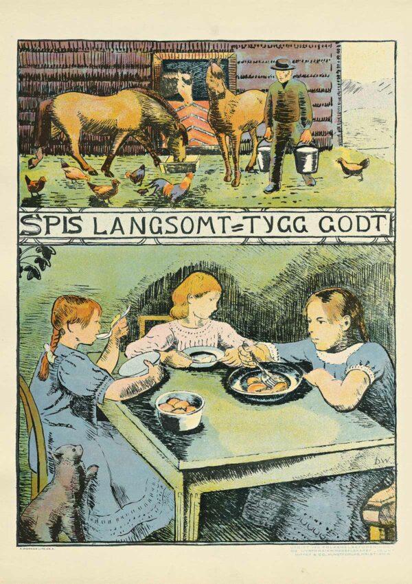 «Spis langsomt, tygg godt»