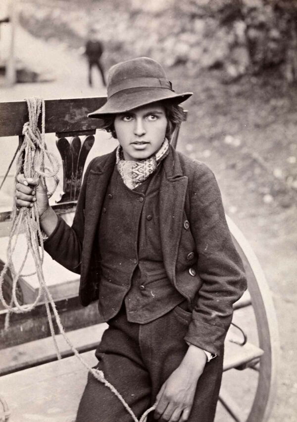 Skyssgutt i Telemark, ca. 1880–1890