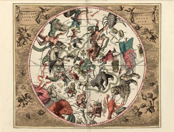 Stjernekart, 1708 (uten land)