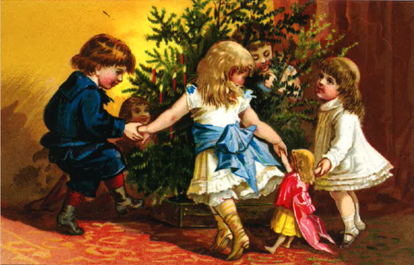 Julekort frå 1880
