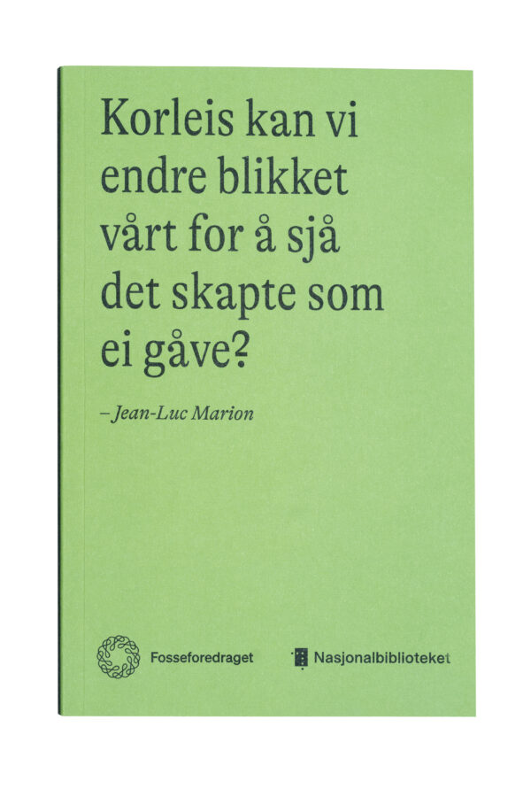 Notatbok: Fosseforedraget - Bilde 2