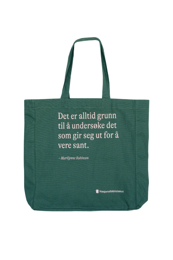 Bærenett med sitat av Marilynne Robinson