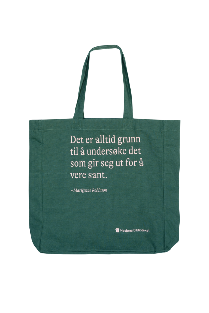 Bærenett med sitat av Marilynne Robinson