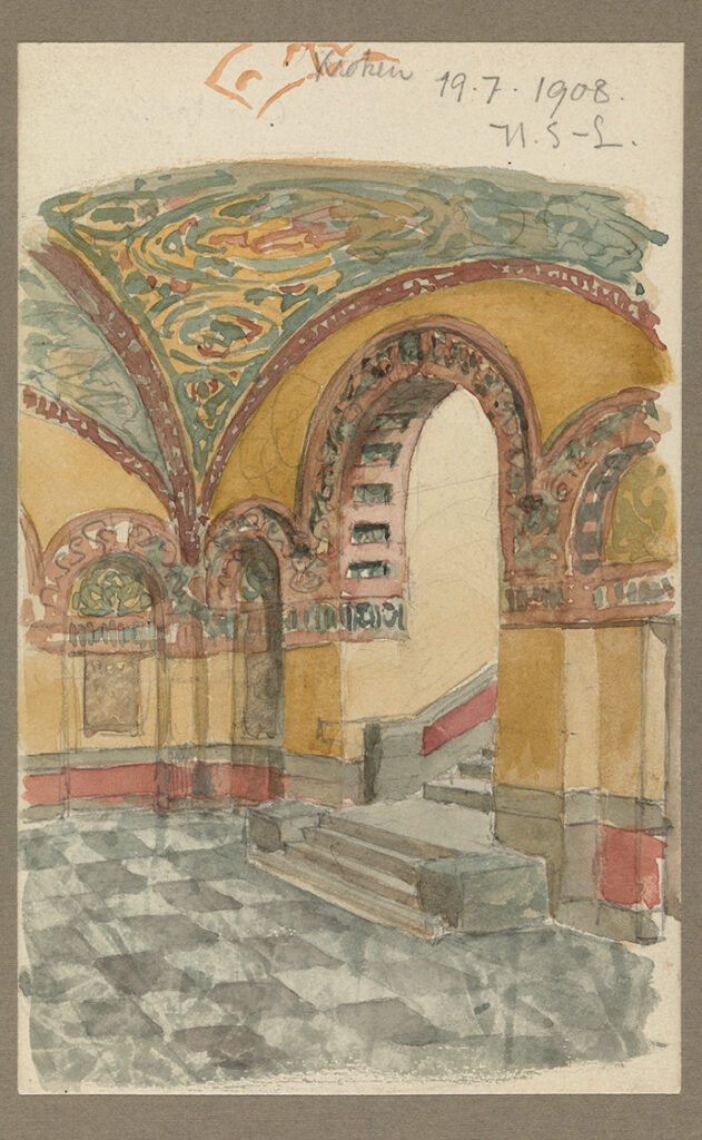 Skisse av Emanuel Vigeland, 1908