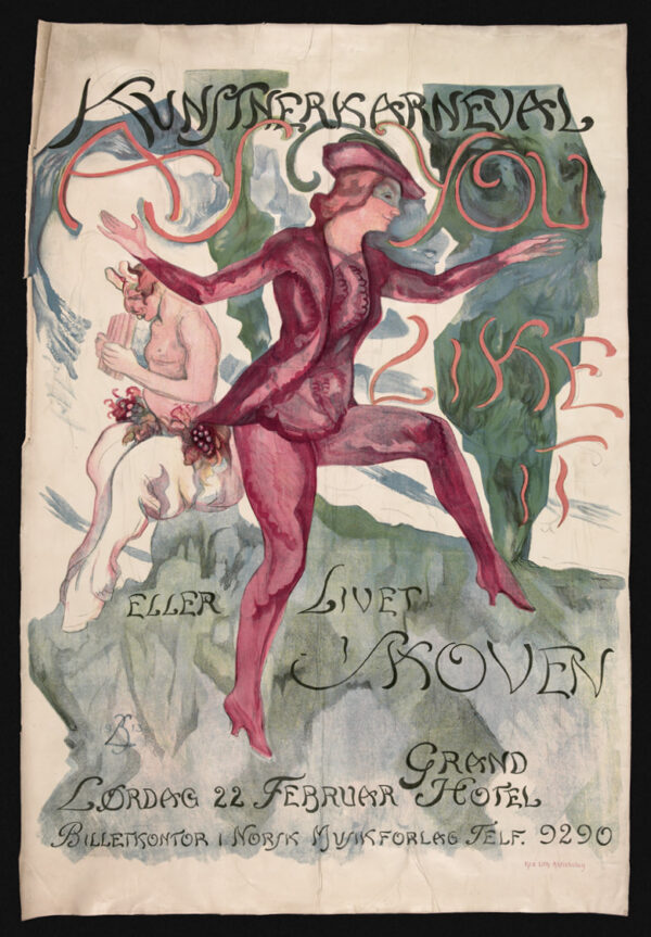 Kunstplakat av Brynjulf Larsson (1881–1920)