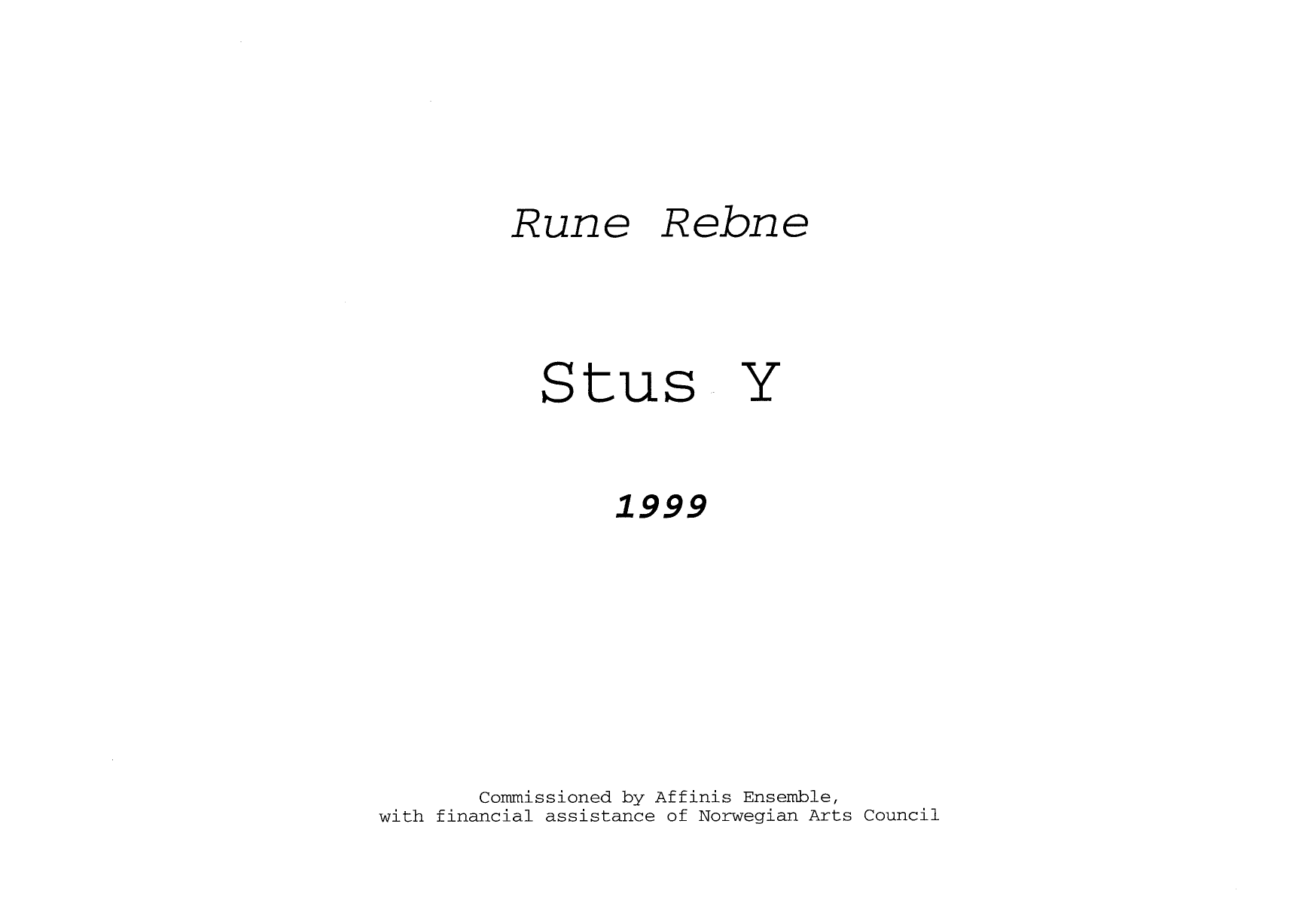 Stus Y