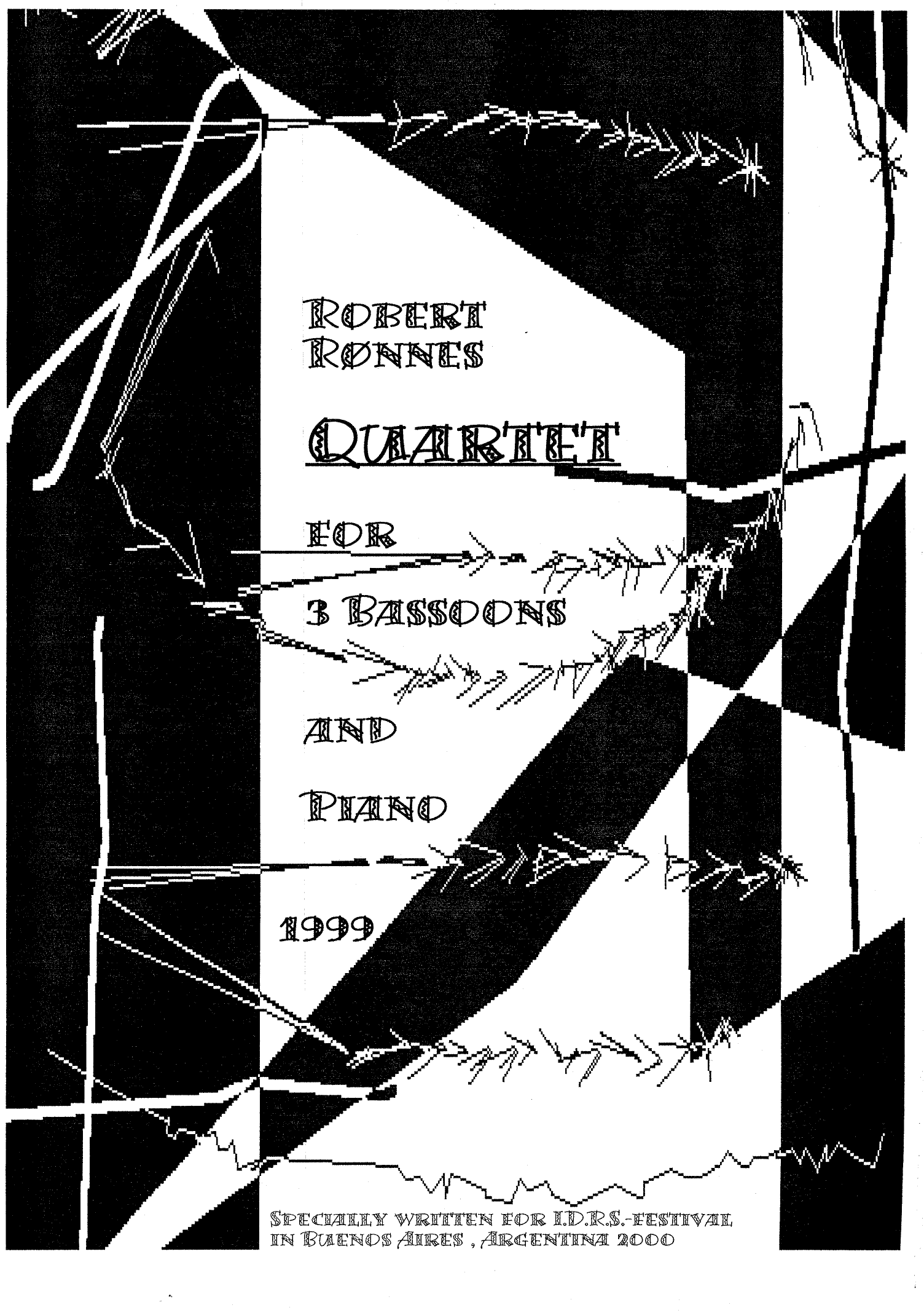 Quartet for 3 Bassoons and piano