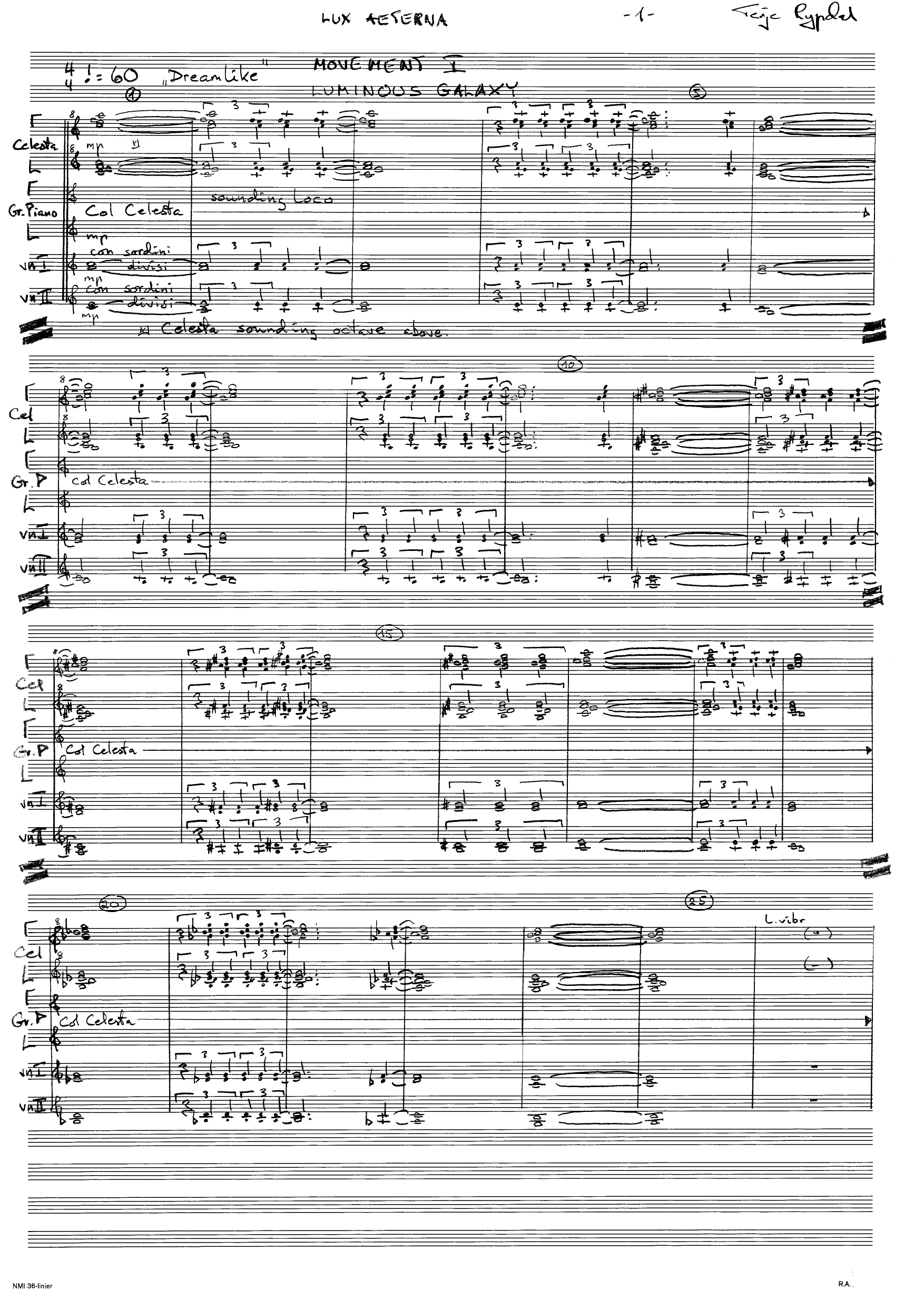 Lux aeterna, op. 75 - Image 3