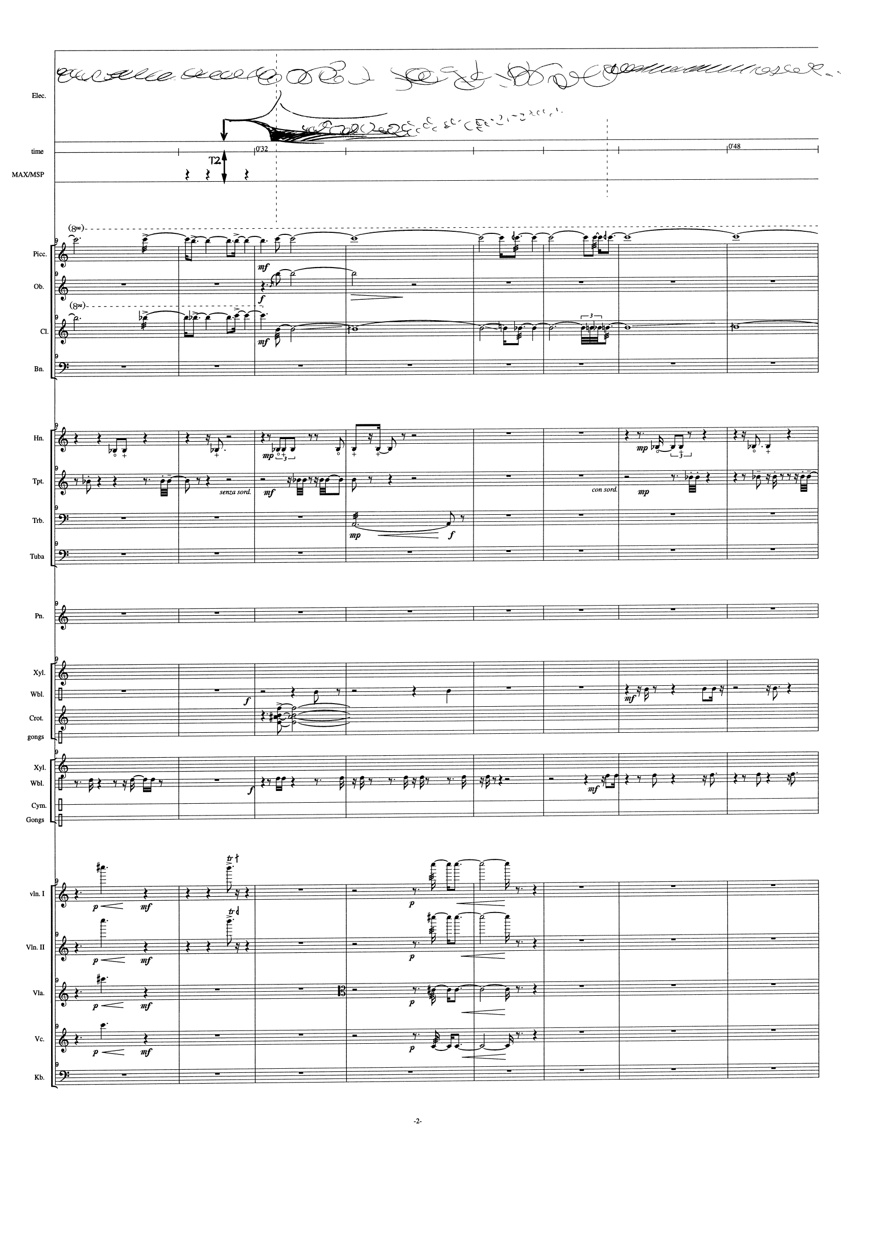 Circadian Cycles - For sinfonietta, electroacoustic sound and real-time signal processing - Image 10