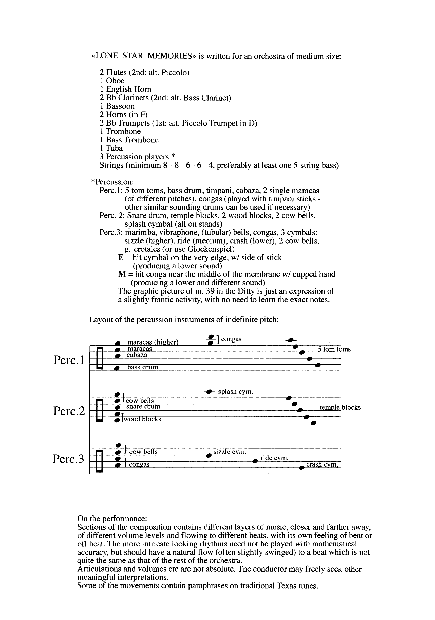Lone Star Memories - For Symphony Orchestra - Bilde 2