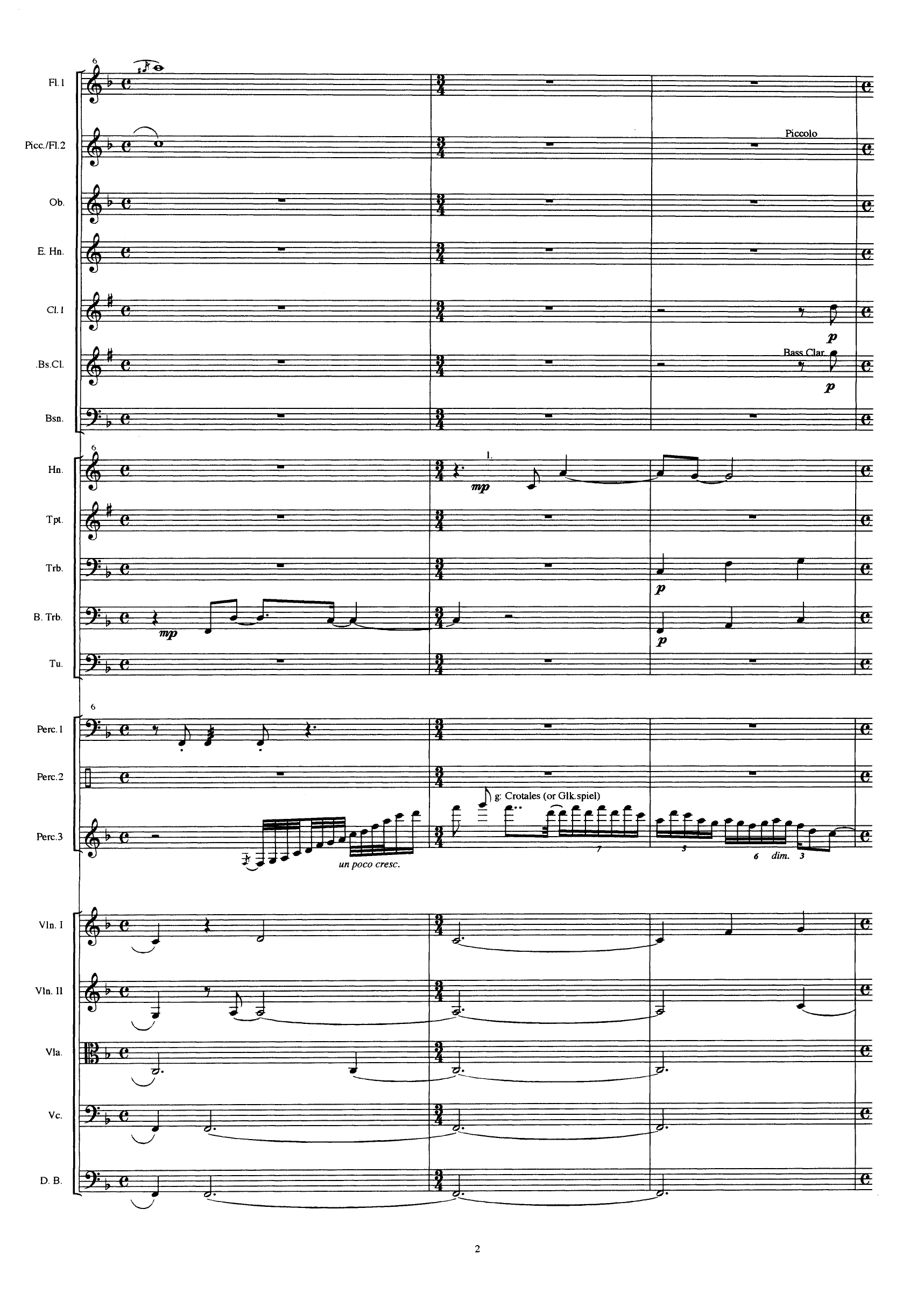Lone Star Memories - For Symphony Orchestra - Bilde 4