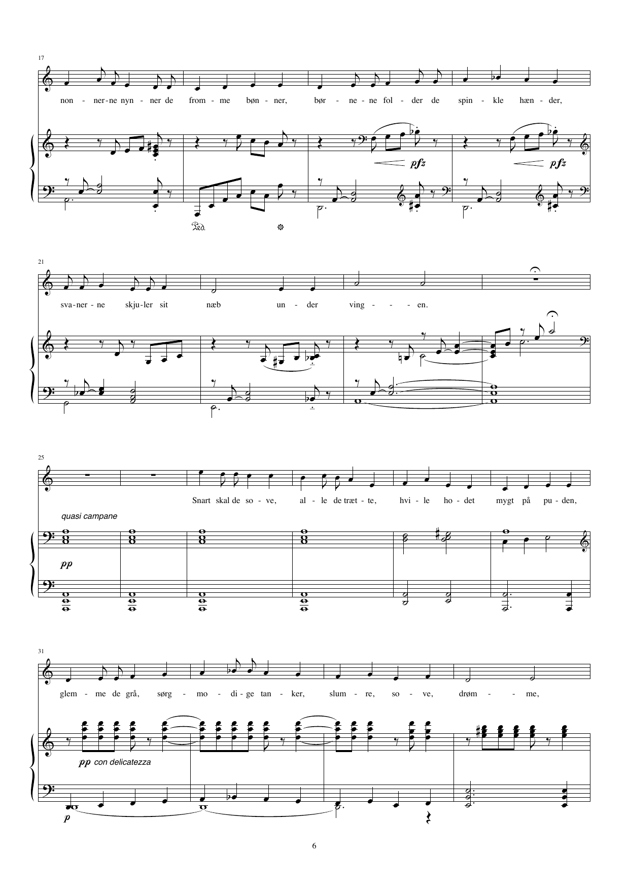 To sanger til tekster av Sigbjørn Obstfelder - For èn stemme (barnekor) og klaver eller to stemmer (solo eller barnekor) og klaver op. 8 <1979/2000 - Bilde 4