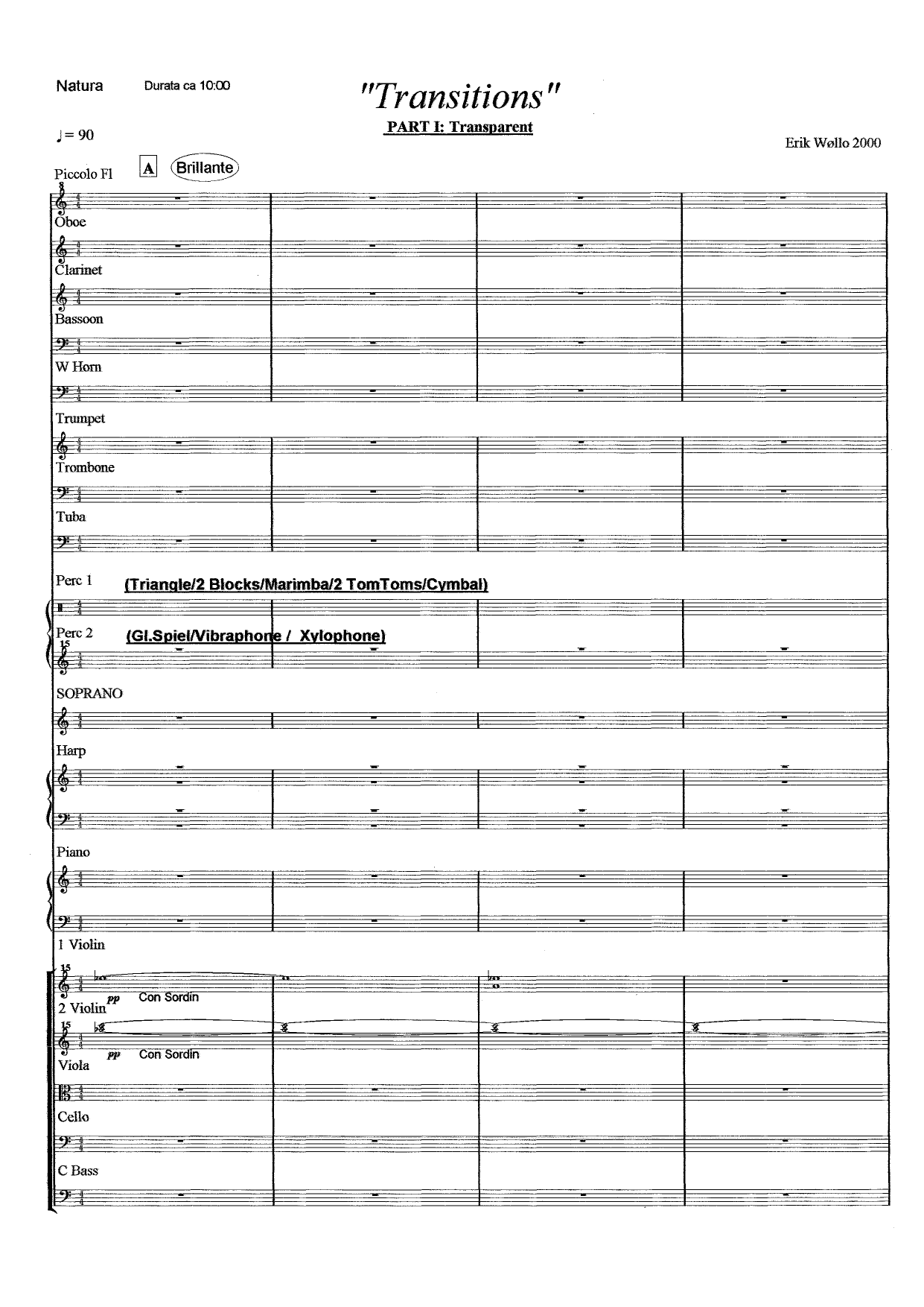 Transitions - Music for Sinfonietta with Soprano - Image 5