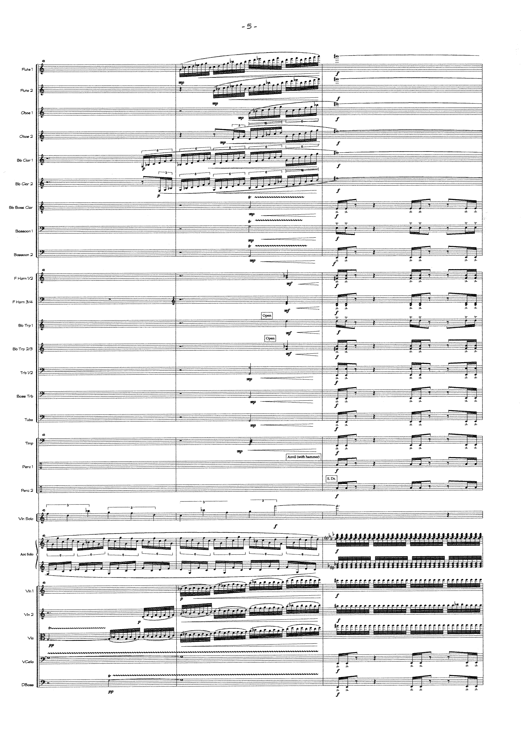 Concerto for Violin, Accordeon & Orchestra - Bilde 7