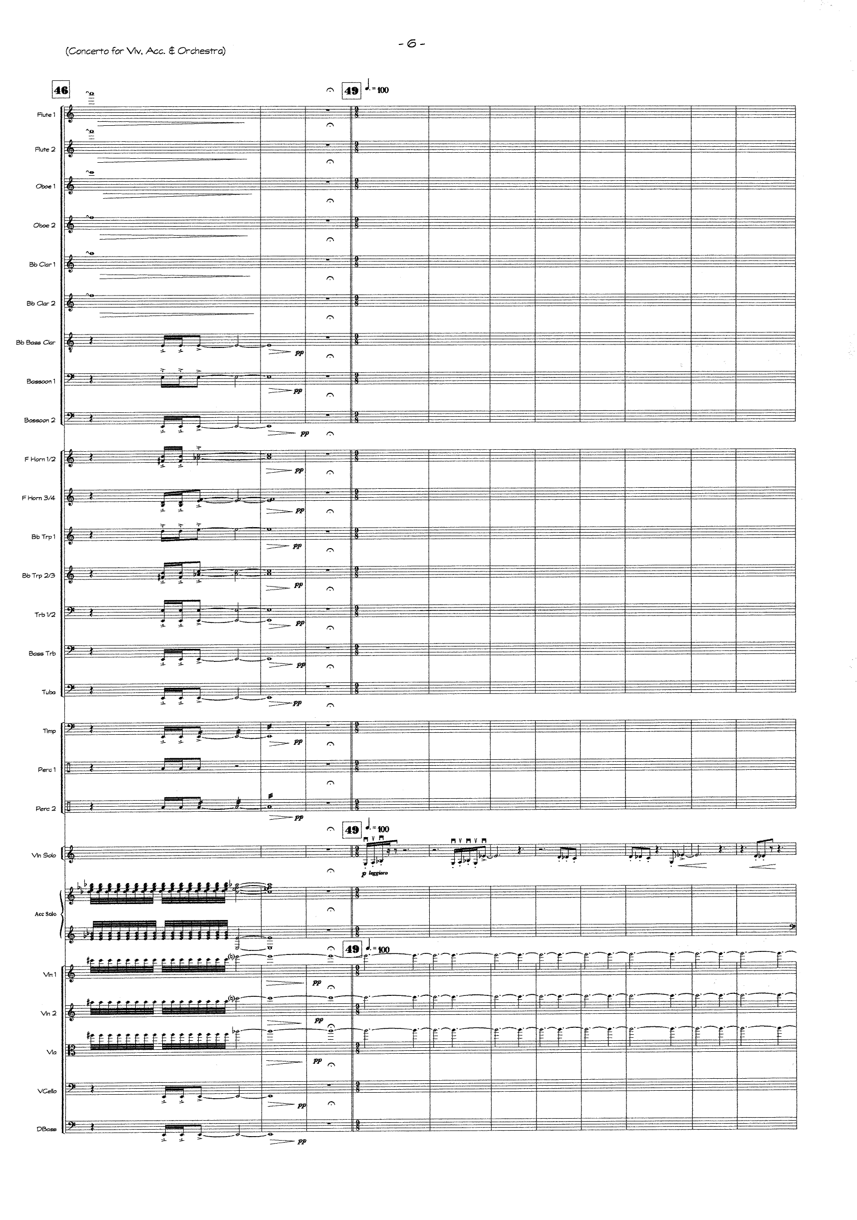Concerto for Violin, Accordeon & Orchestra - Bilde 8