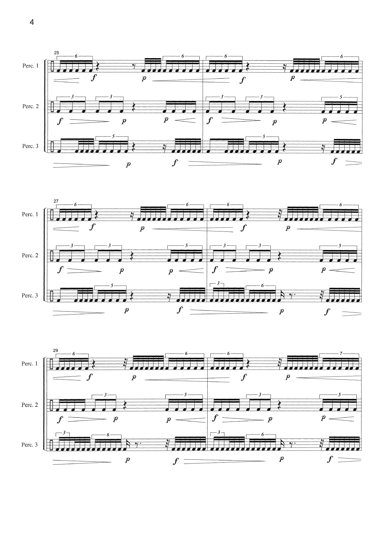 Toccata - For 3 slagverkere - Bilde 6