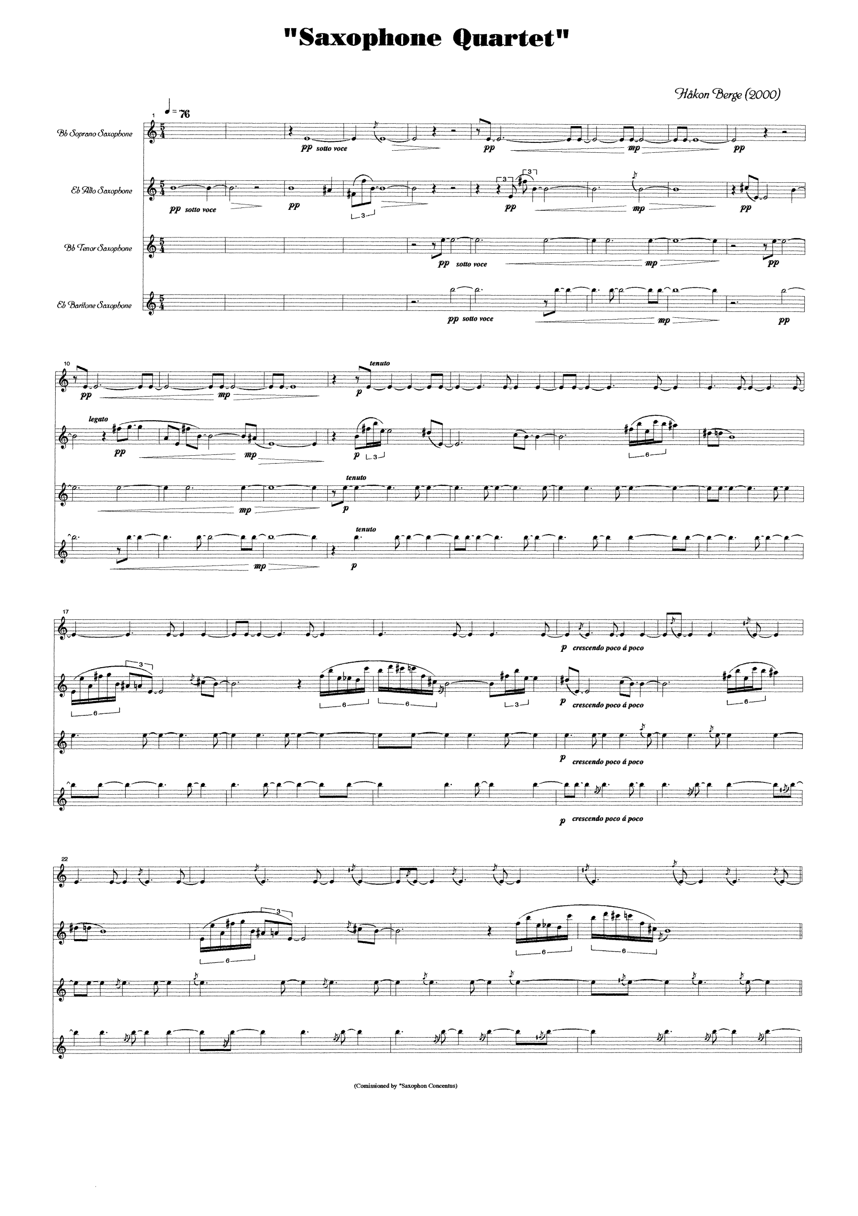 Saxophone Quartet - Bilde 3