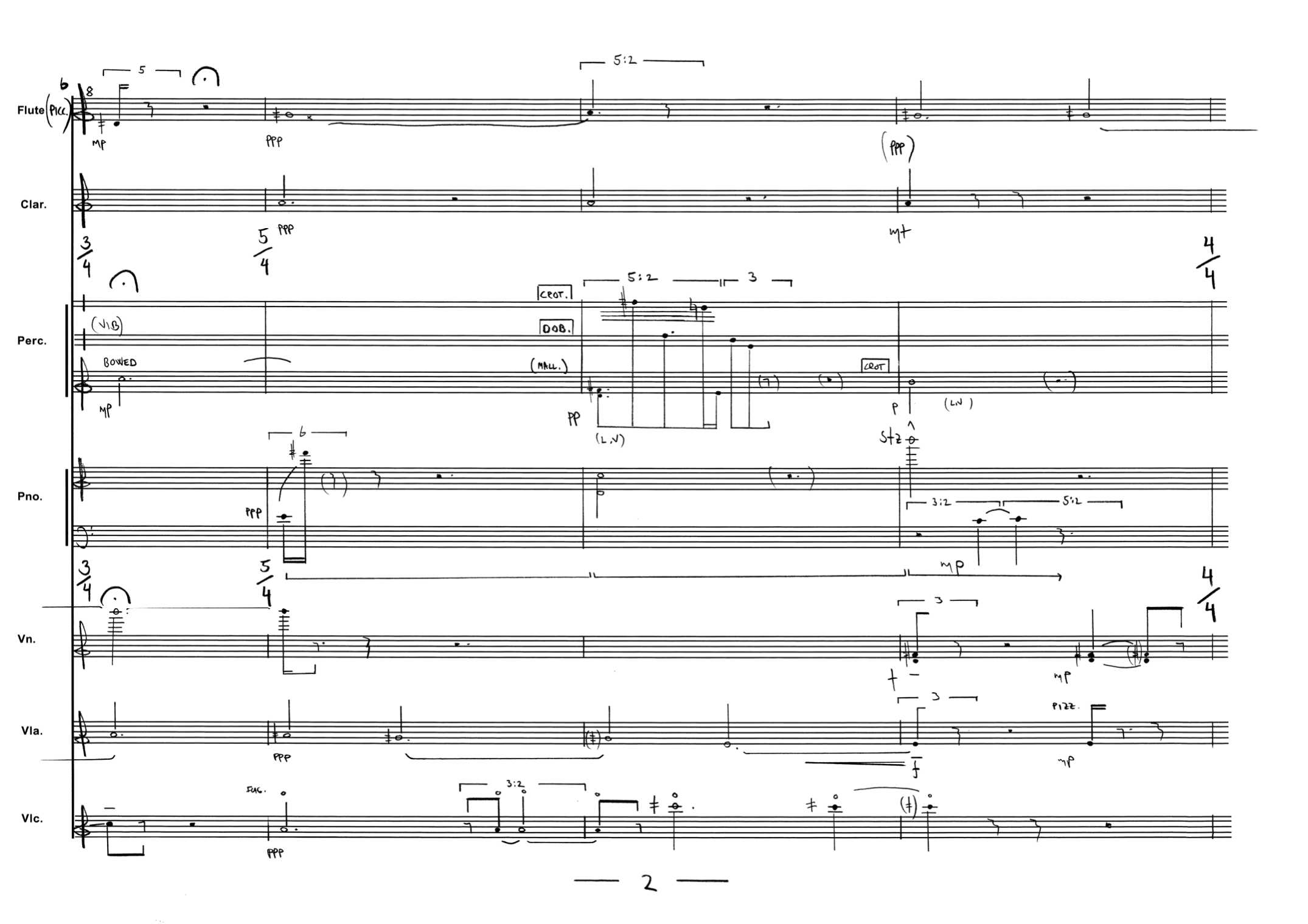 Passage - Silence and Light Triptych - For Small Ensemble - Image 6