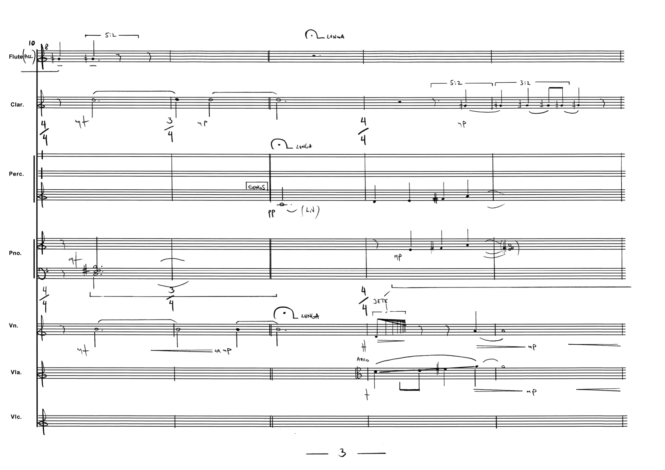 Passage - Silence and Light Triptych - For Small Ensemble - Image 7