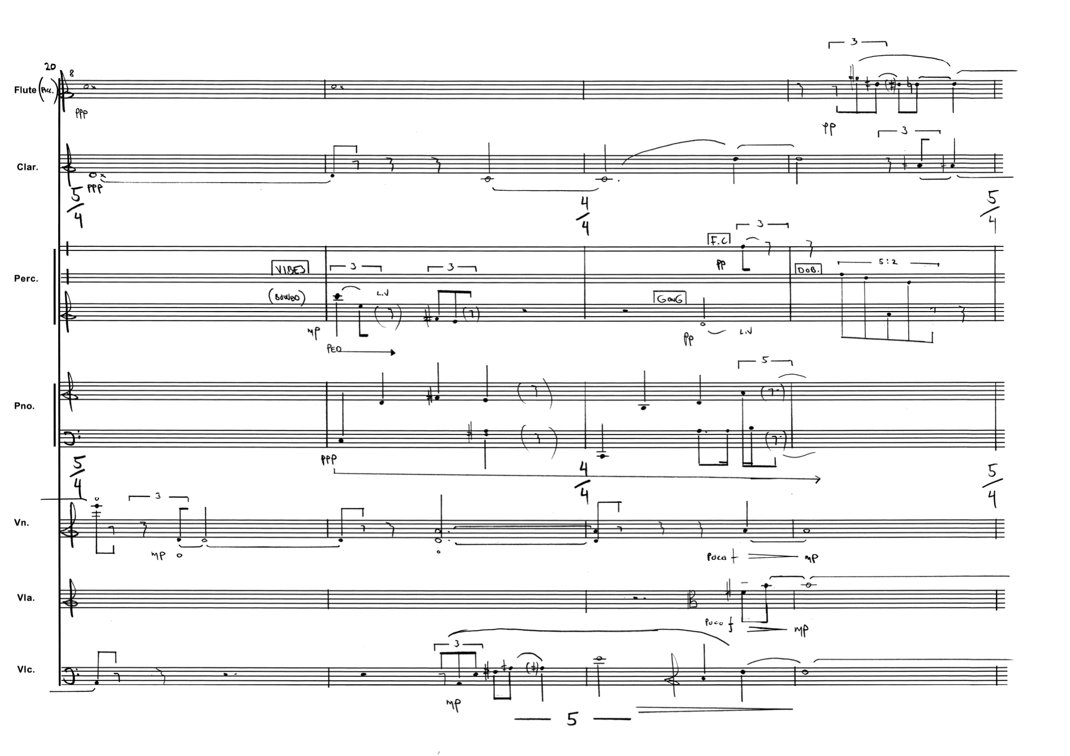 Passage - Silence and Light Triptych - For Small Ensemble - Image 9