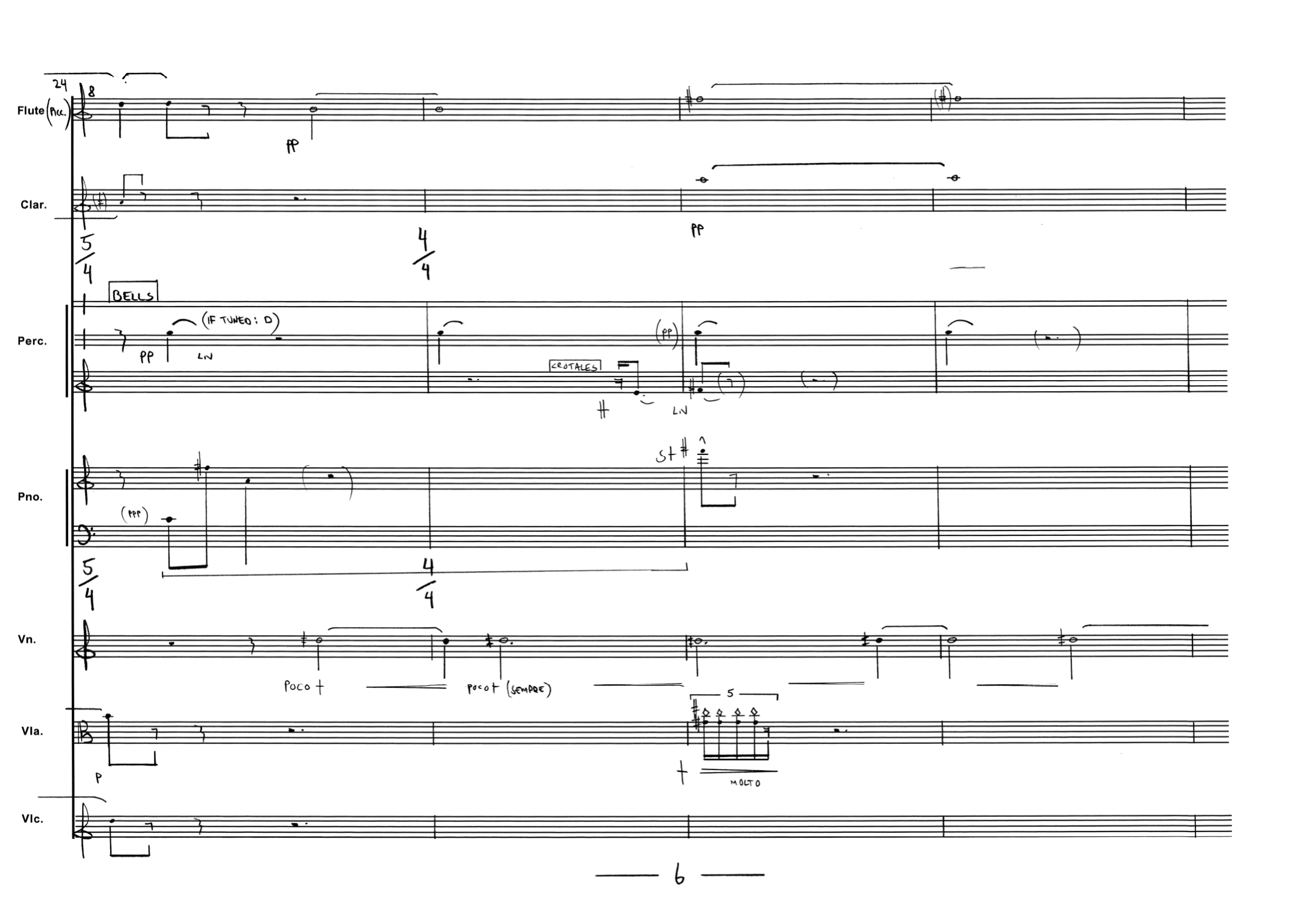 Passage - Silence and Light Triptych - For Small Ensemble - Image 10