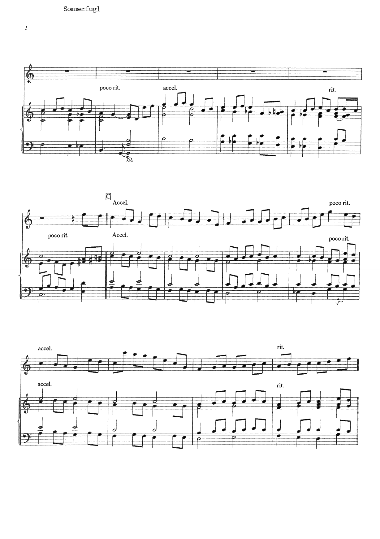 Sommerfugl - For obo og piano - Bilde 4