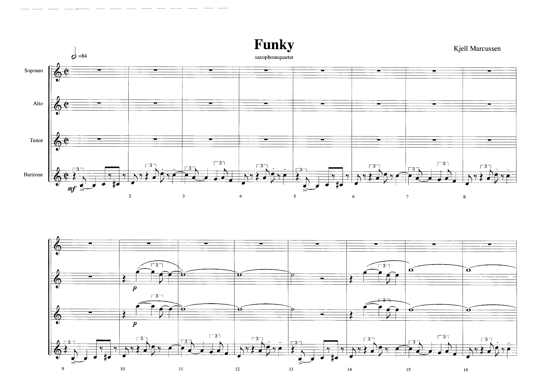 Streetdance - Suite for Saxophone Quartet - Bilde 3