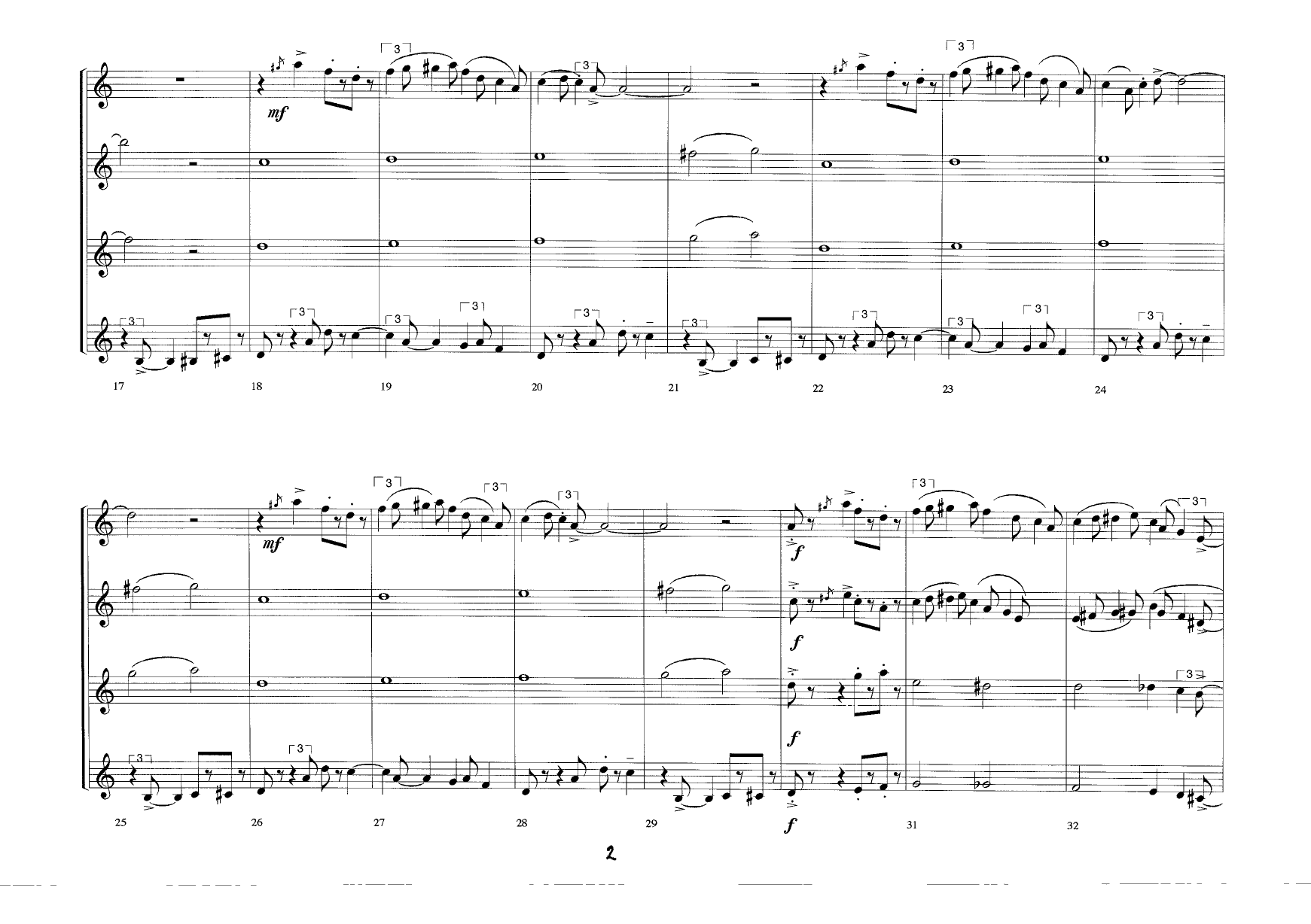 Streetdance - Suite for Saxophone Quartet - Bilde 4