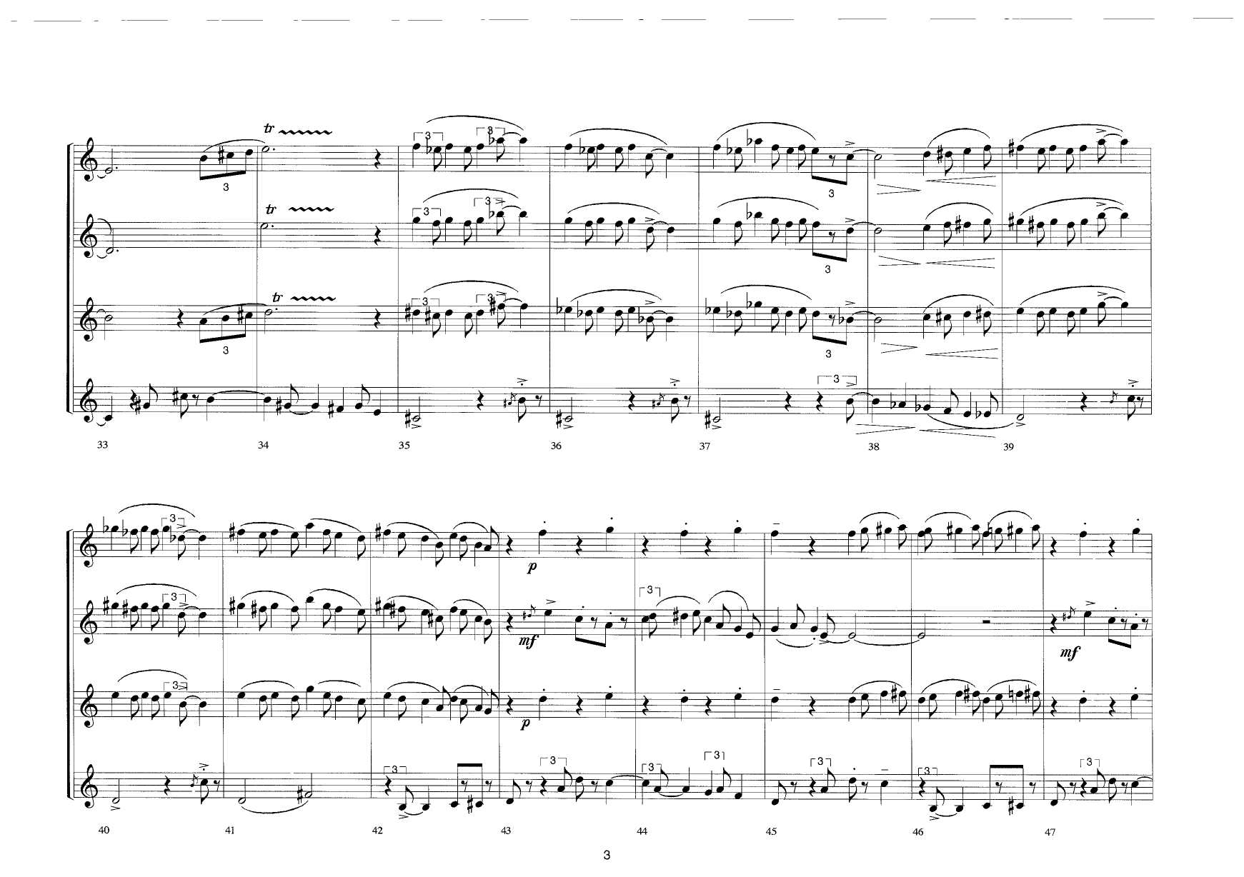 Streetdance - Suite for Saxophone Quartet - Bilde 5