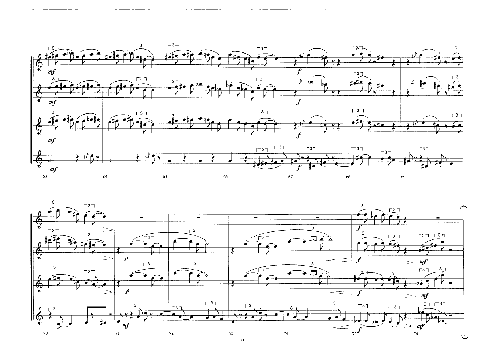 Streetdance - Suite for Saxophone Quartet - Bilde 7
