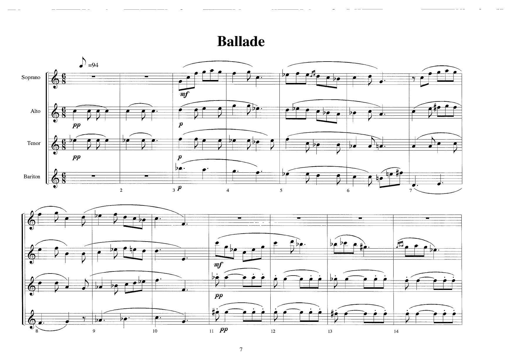 Streetdance - Suite for Saxophone Quartet - Bilde 9