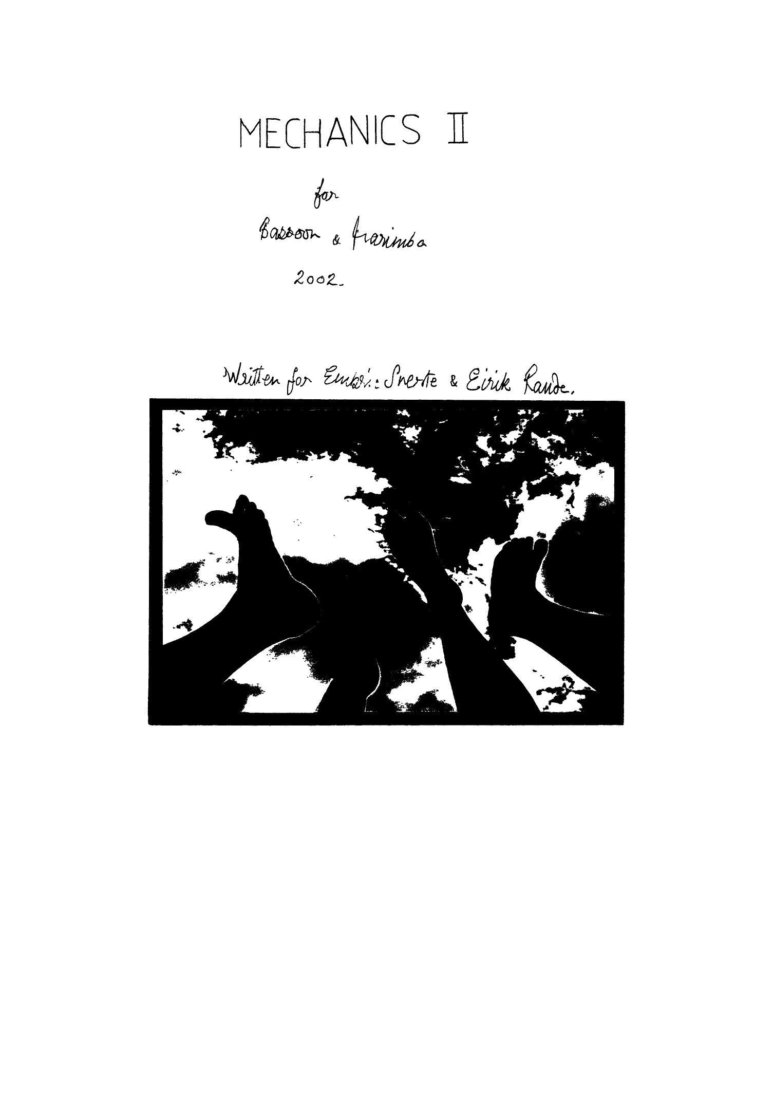 Mechanics II - For Bassoon & Marimba
