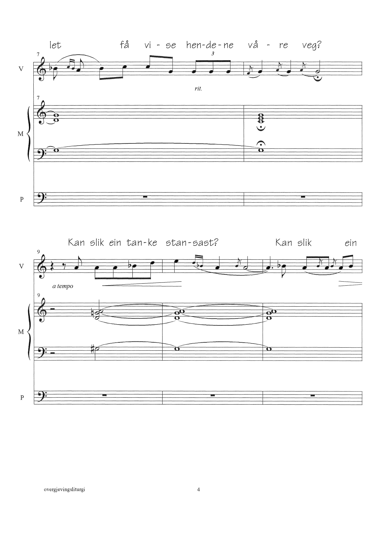 liturgy of surrender : for folk singer (soprano) and organ - Image 4