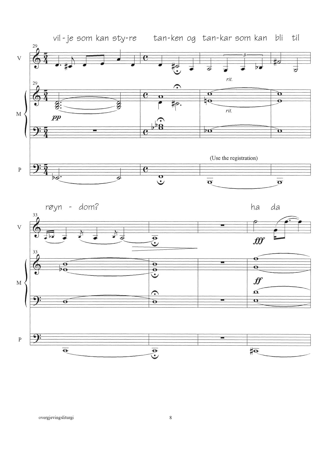 liturgy of surrender : for folk singer (soprano) and organ - Image 8