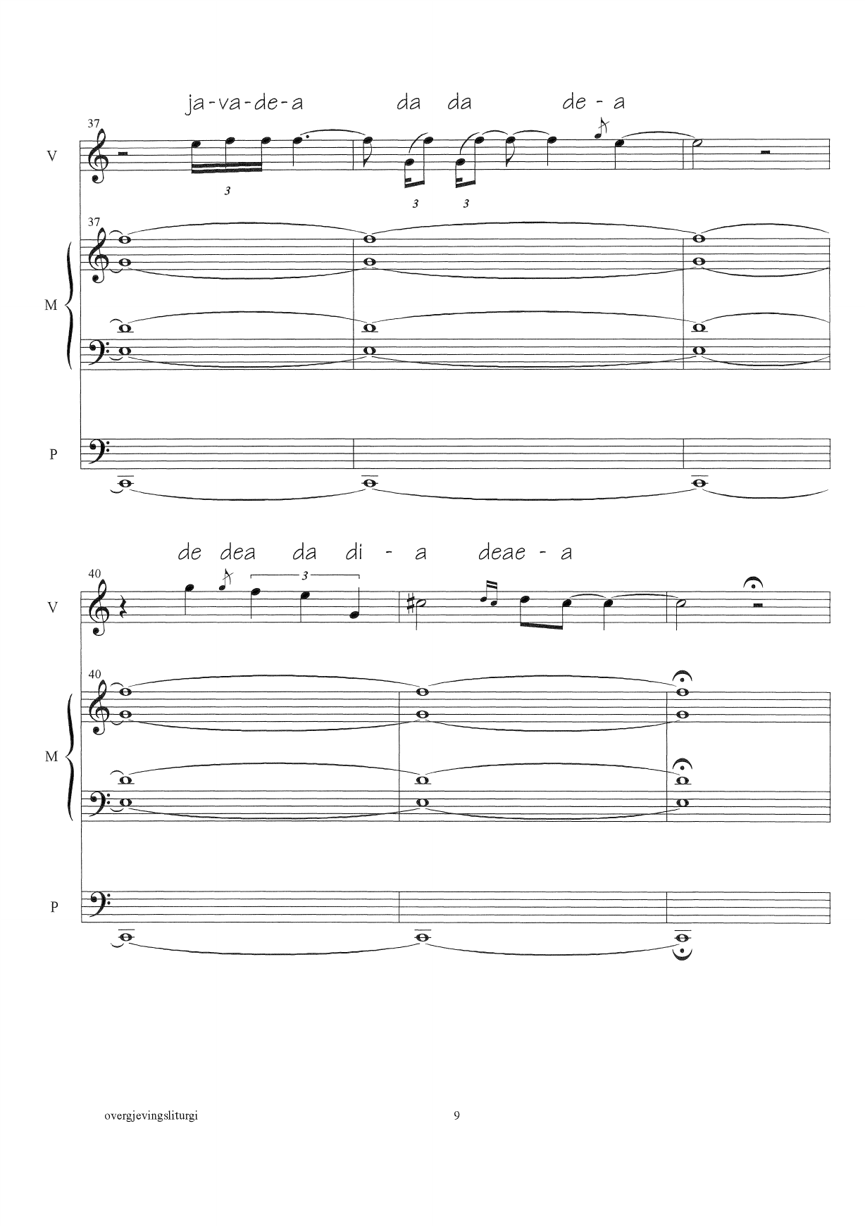 liturgy of surrender : for folk singer (soprano) and organ - Image 9