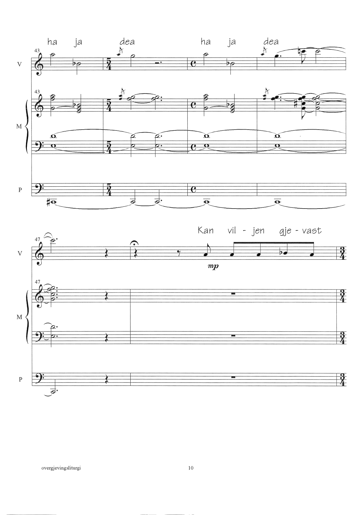 liturgy of surrender : for folk singer (soprano) and organ - Image 10