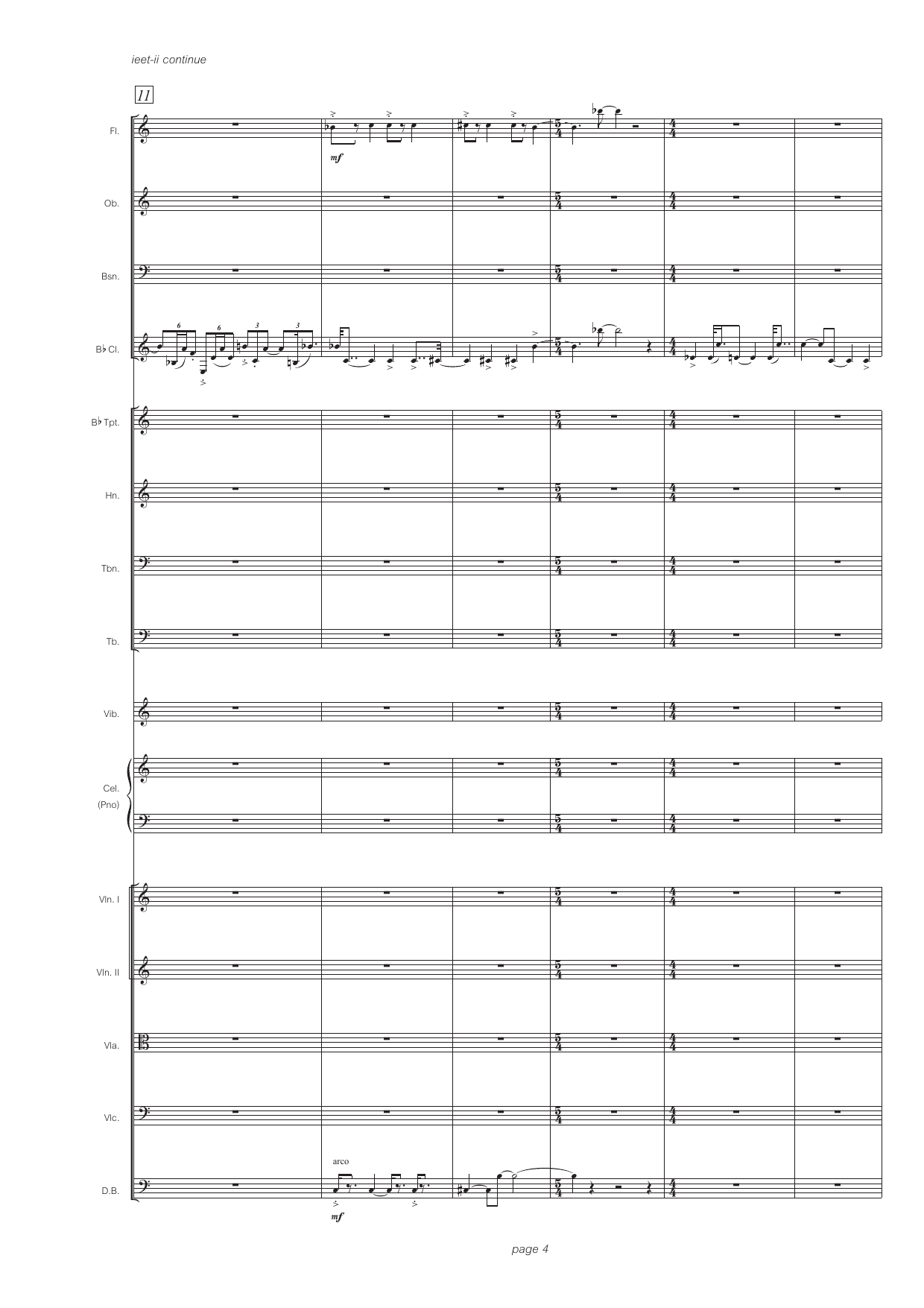 ieet-ii - for solo clarinet in Bb and sinfonietta - Bilde 6