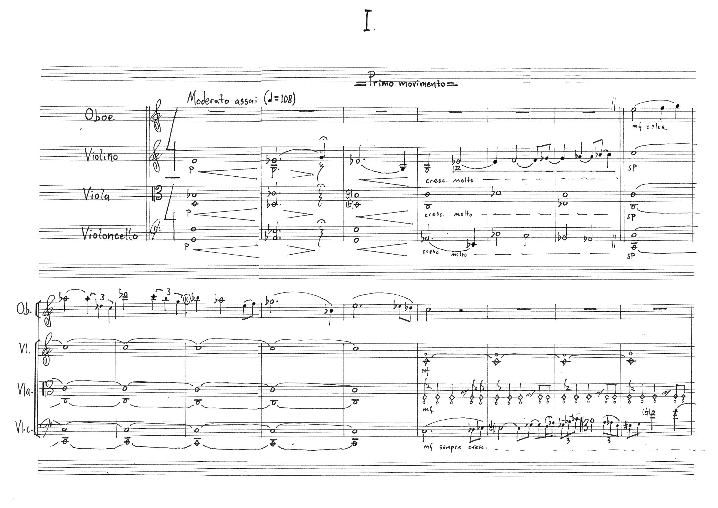 Quartetto per oboe, violino, viola e violoncello, op. 12 - Image 3