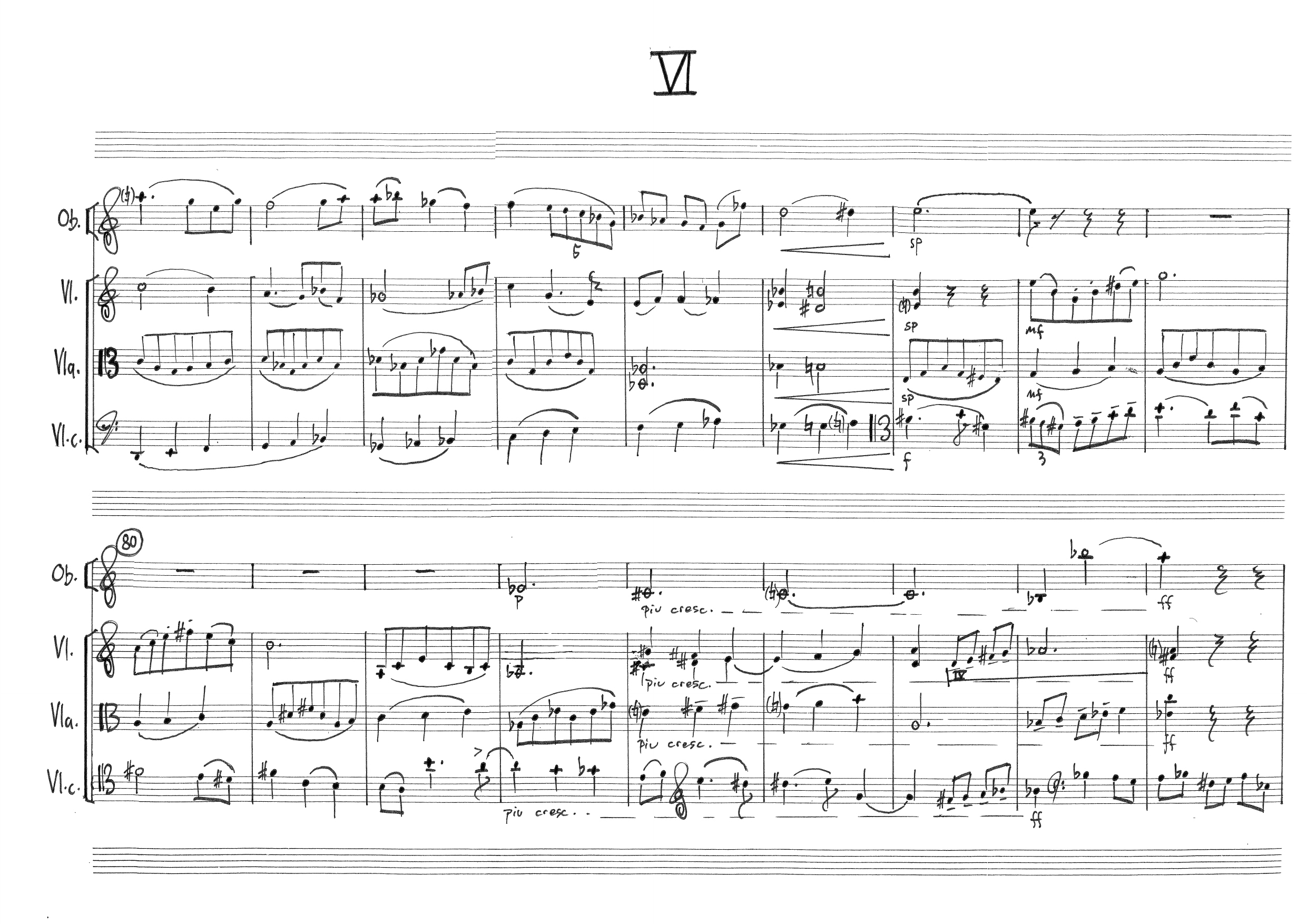 Quartetto per oboe, violino, viola e violoncello, op. 12 - Image 8